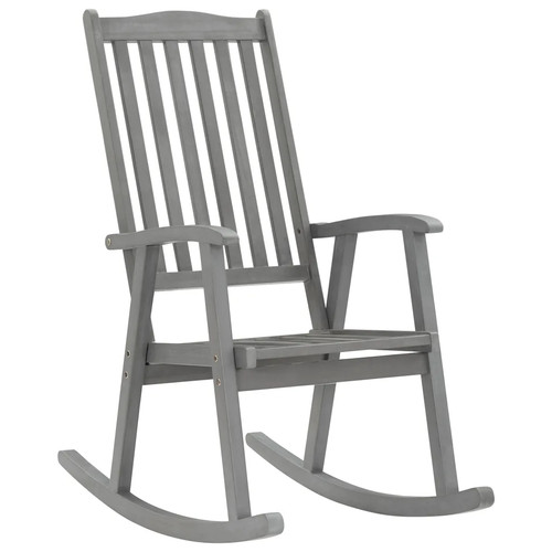 Sedia dondolo grigio - sedia, legno