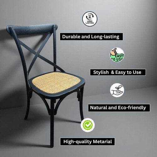 Sedia pranzo nera alta 88cm - sedia,