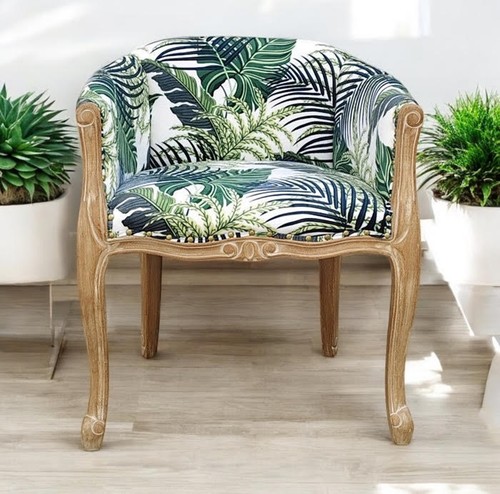 Sedia luigi vintage lino - sedia,